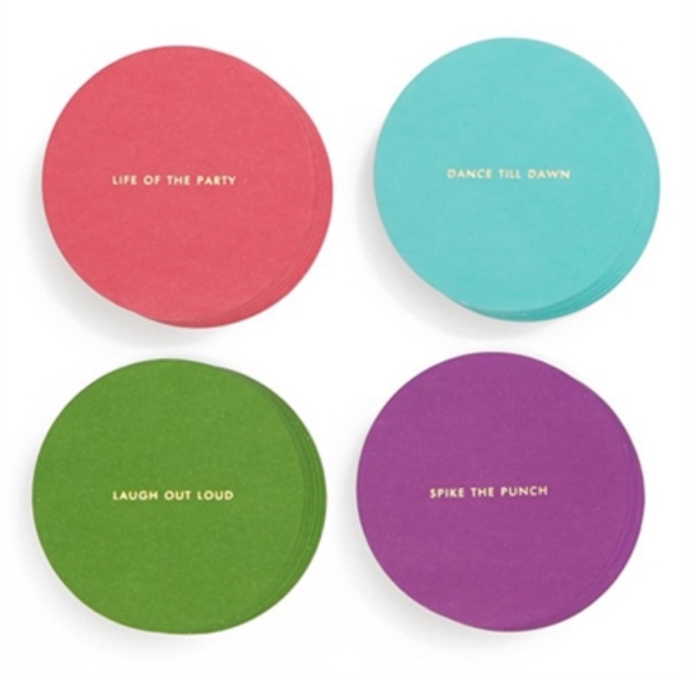 NWT Kate Spade - Coaster Set - Multi Color - Picture 2 of 3